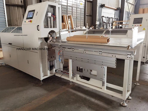 Automatic cardboard core cutter