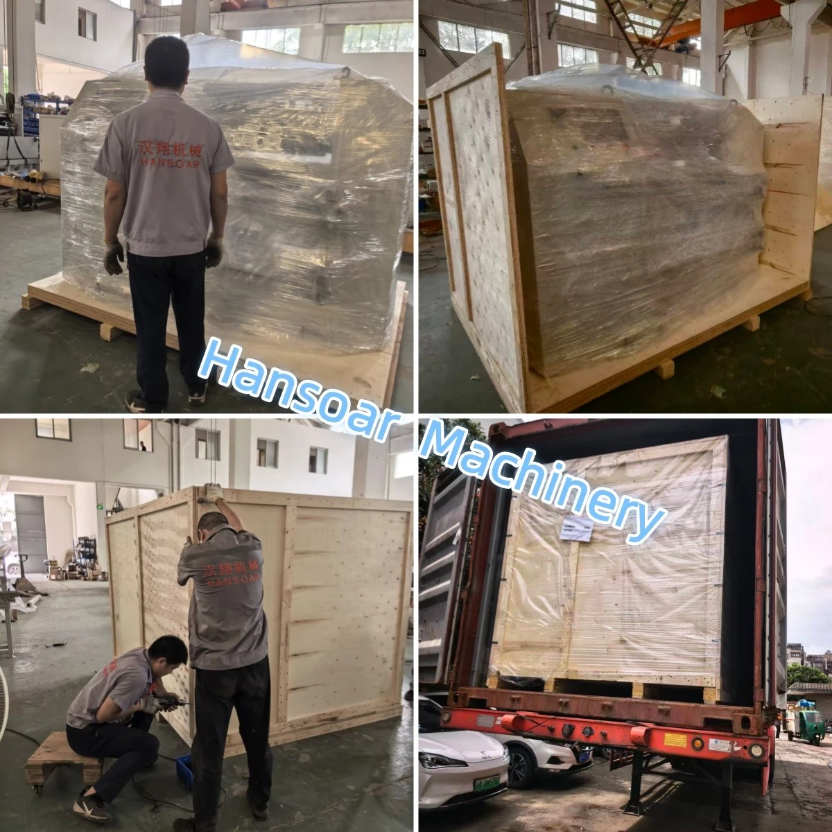 Package and Shipment of our core cutting machine Package and Shipment of our core cutting machine